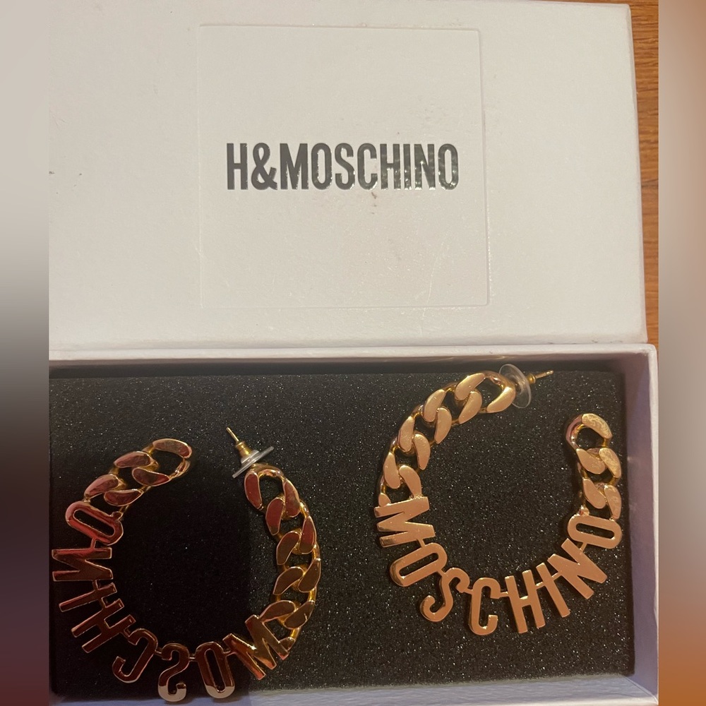 LIMITED EDITION H&M and Moschino Collaboration Earrings!